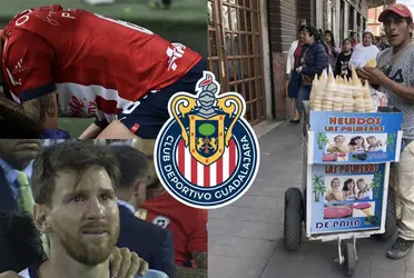 De bailar a Messi y levantar un título con Chivas, ahora vende helados