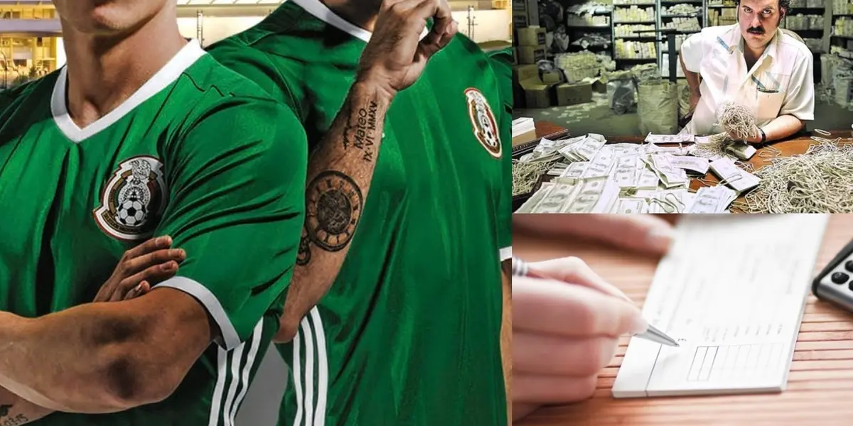 Una figura de la Selección Nacional de México recibió un cheque en blanco para que juegue en el equipo de Pablo Escobar.