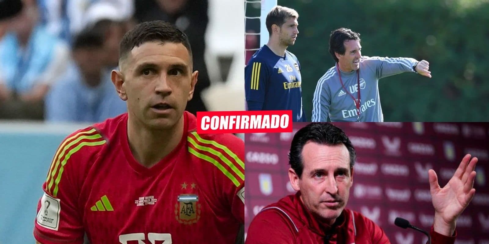 Unai Emery, DT del Aston Villa, reveló que hará con el Dibu Martínez debido a sus polémicos festejos