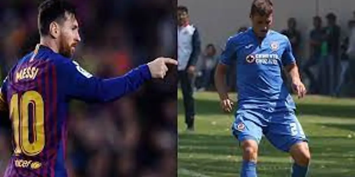 Uno de los jugadores del Cruz Azul es conocido a nivel mundial y presume la playera de Lionel Messi 