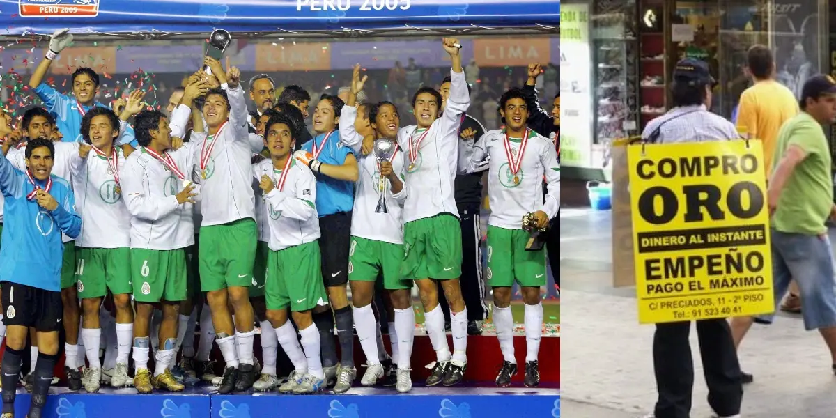 Uno de los jugadores que se coronó campeón con México en el Mundial Sub-17 en 2005 tuvo apuros económicos.