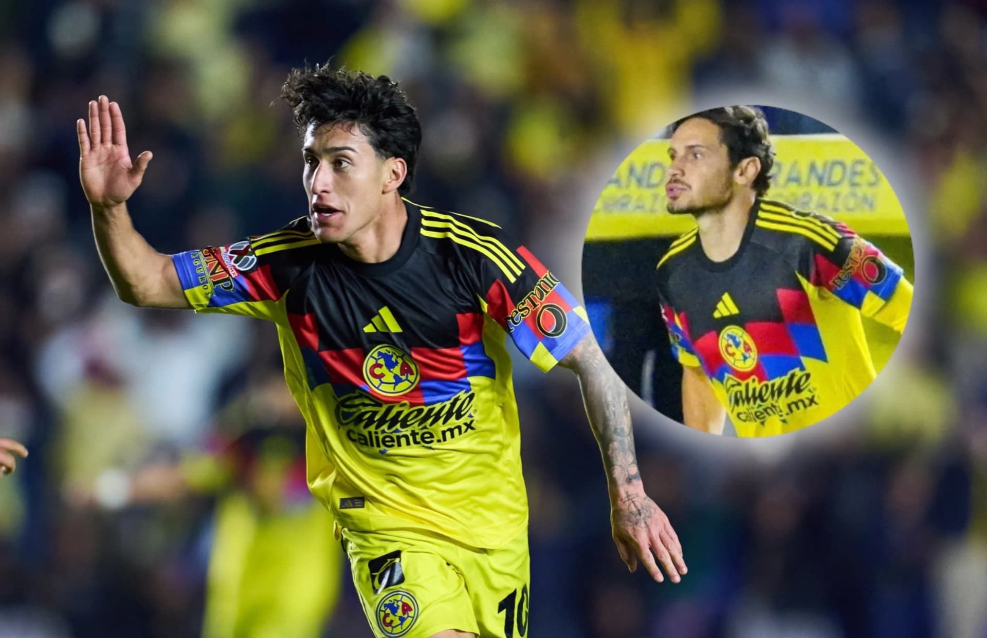 Veiga estaba a punto de entrar el terreno de juego cuando cayó el gol de Zendejas.