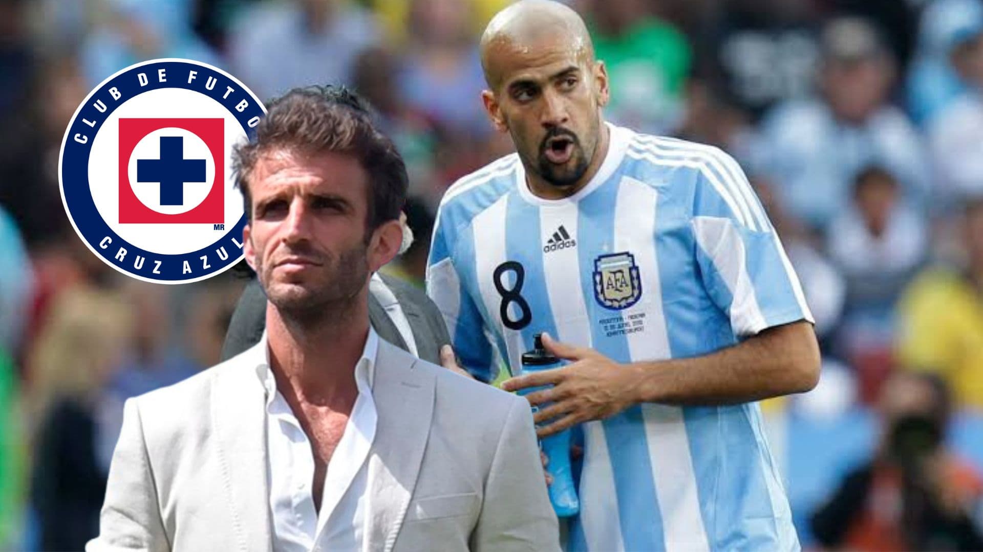Verón con Argentina e Iván Alonso