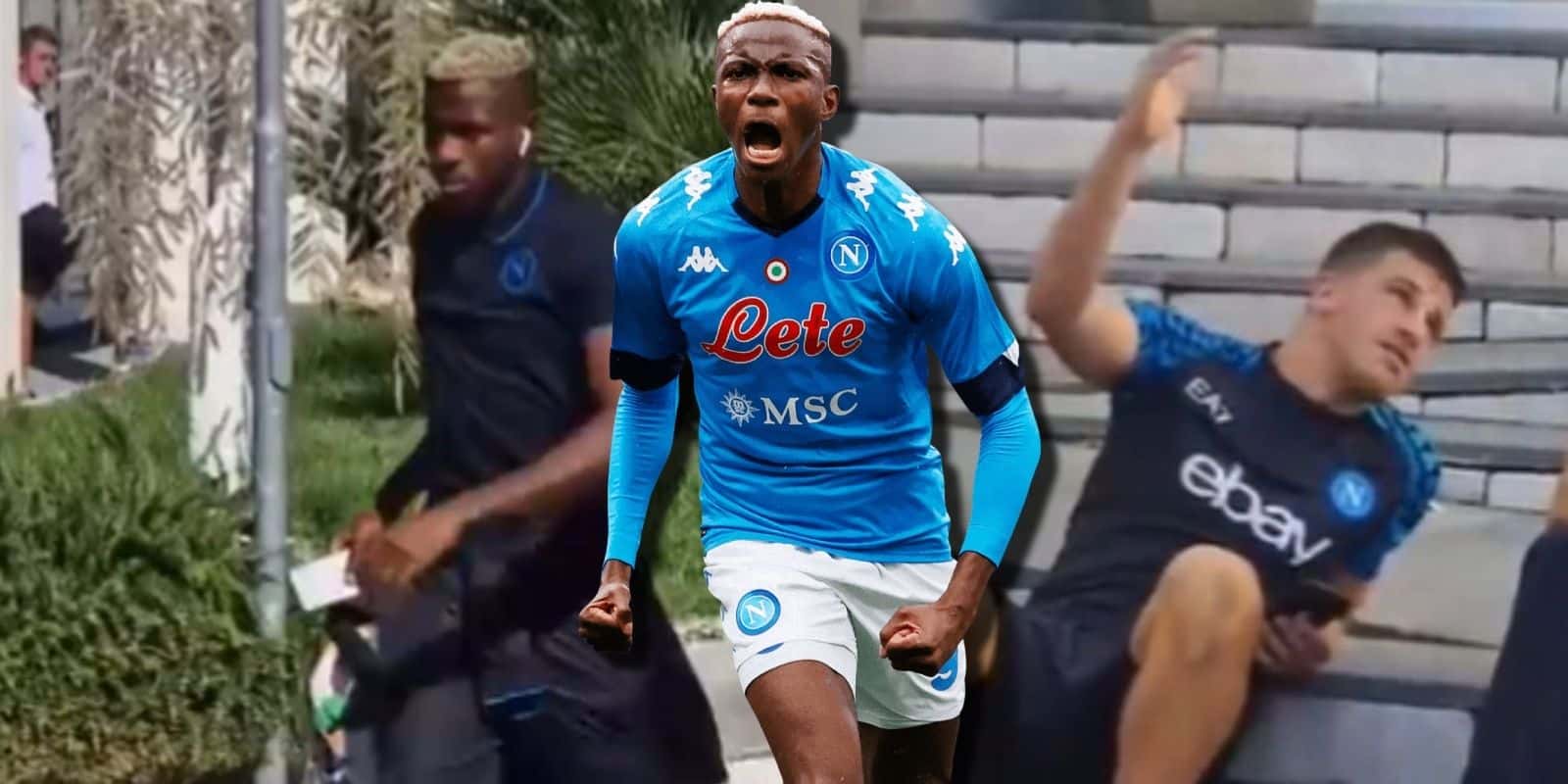 Victor Osimhen está en el centro de la tormenta luego de un video que subió Napoli, haciéndole una burla