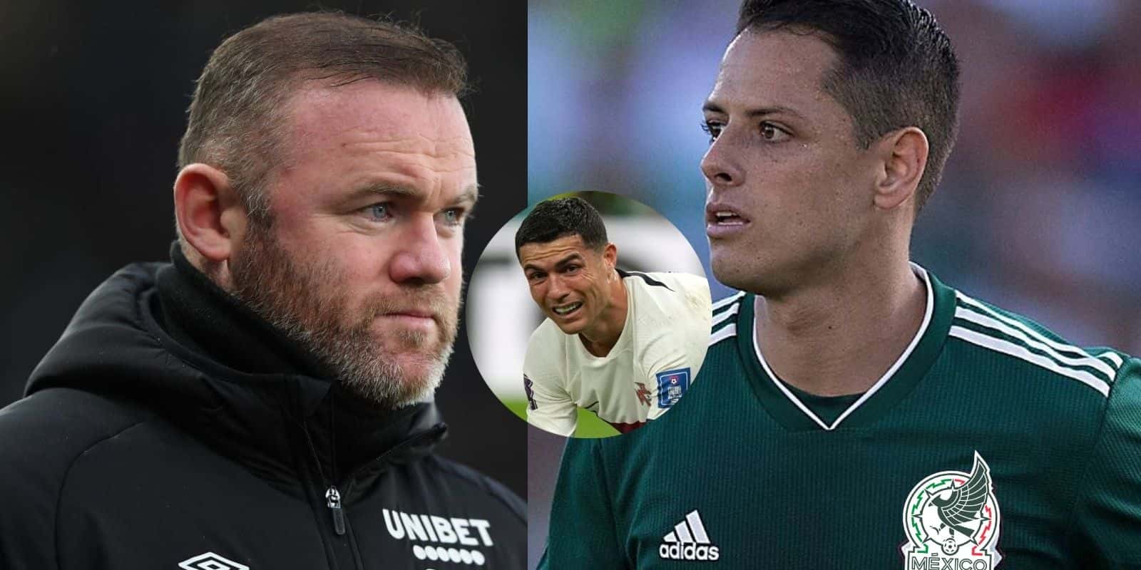 Wayne Rooney en su momento le dio con todo a Cristiano Ronaldo, lo que hizo cuando vio a Chicharito