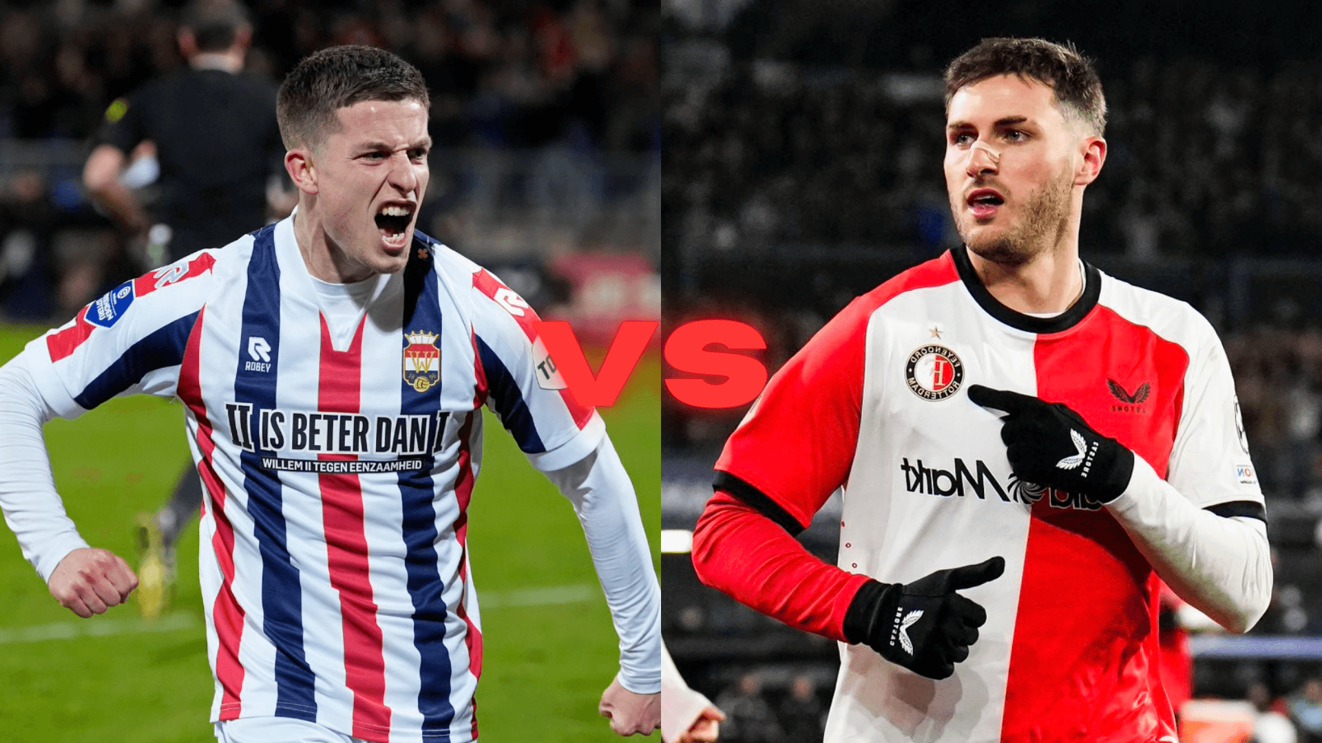 Willem II vs Feyenoord | Fotos: @WillemII y @Feyenoord