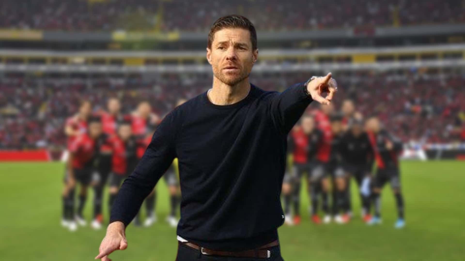 Xabi Alonso dirigiendo / Imagen: BBC