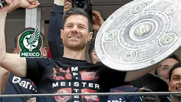 Xabi Alonso festeja título del Bayer Leverkusen en Alemania / EFE