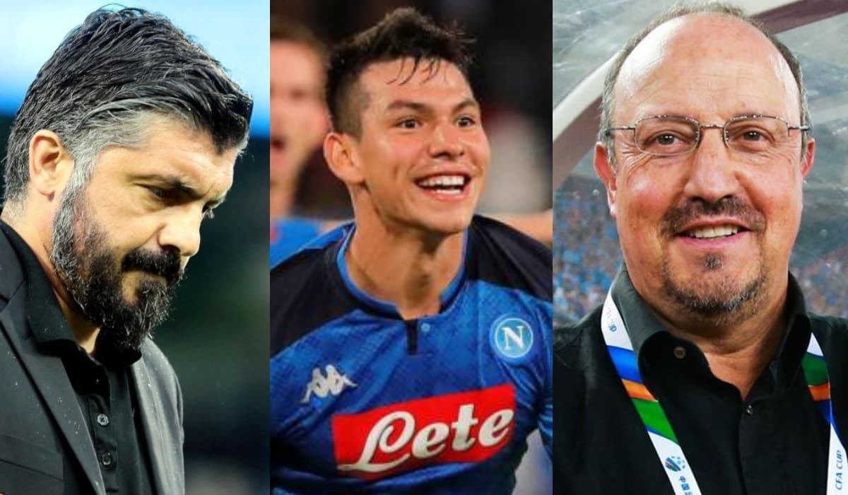 Ya le buscan reemplazo a Gennaro Gattuso en el Nápoli y esto piensa Rafael Benítez de Hirving Lozano.