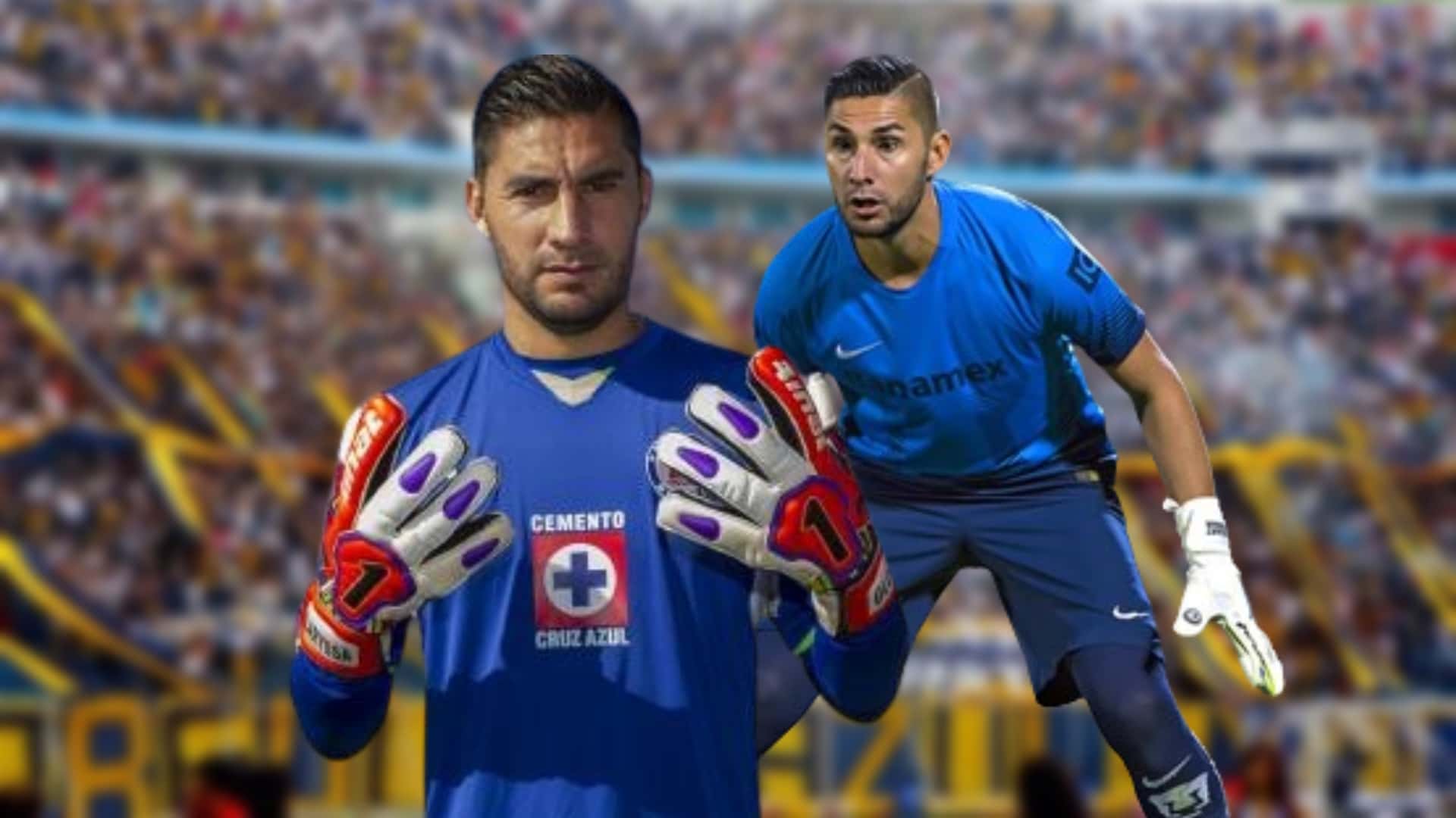 Yosgart Gutiérrez con Pumas y Cruz Azul / Imagen: Mediotiempo