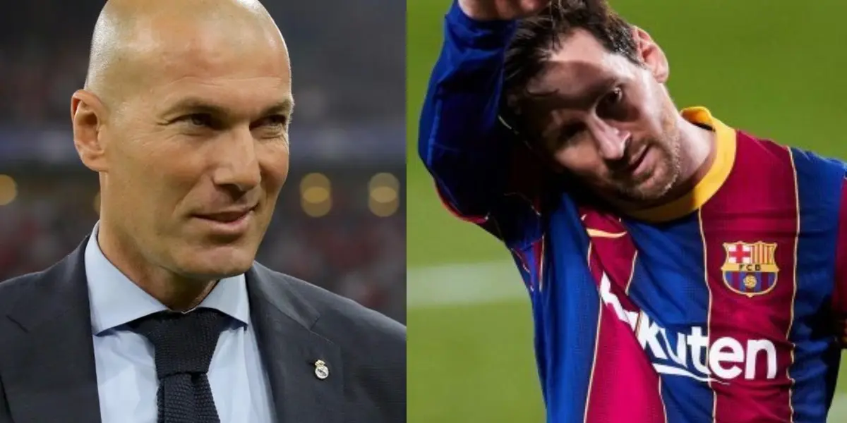 Zinedine Zidane puede ser el responsable de que Lionel Messi no renueve con el FC Barcelona