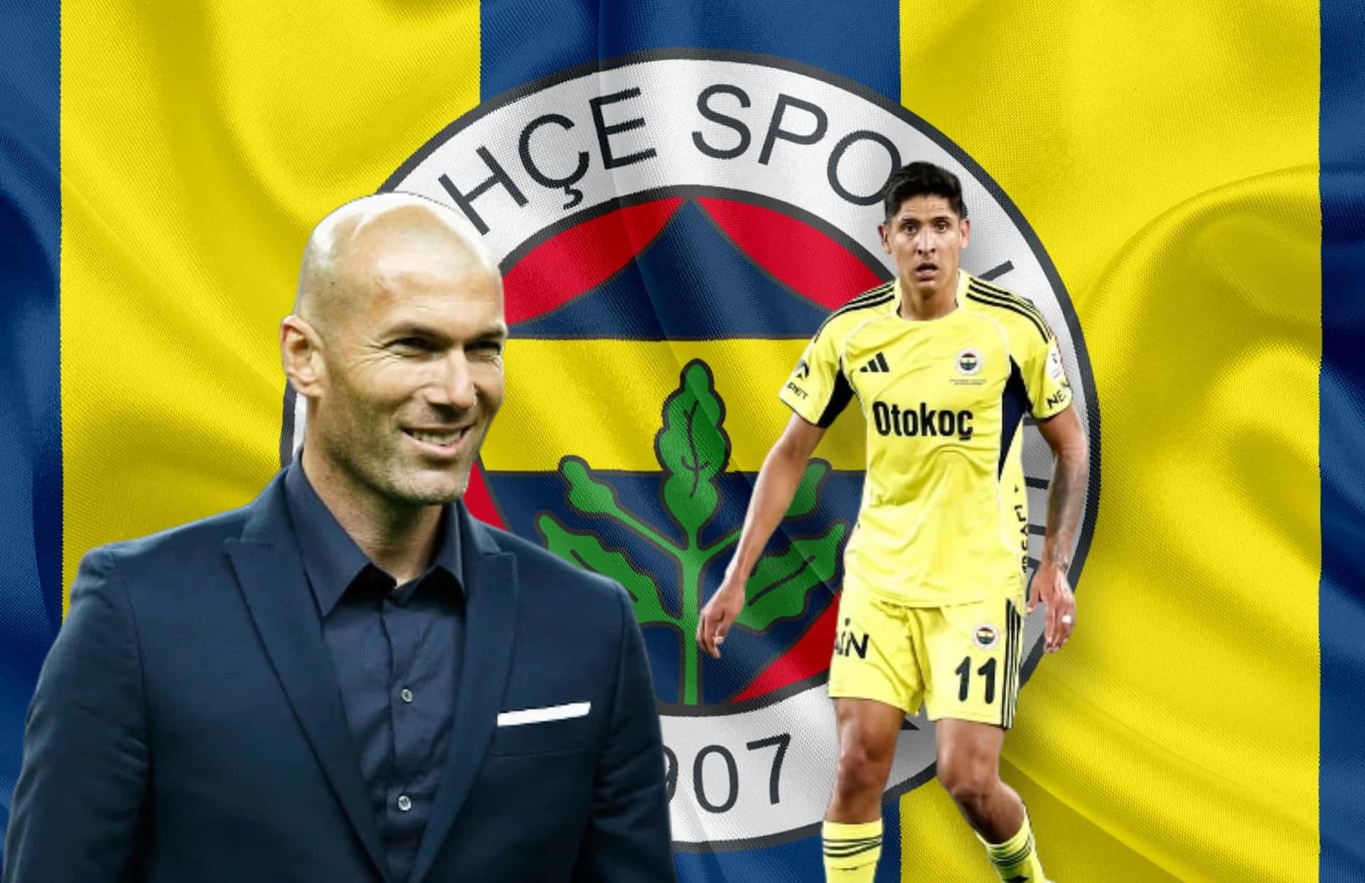 Zinedine Zidane y Edson Álvarez/ Foto Besthdwallpapers.co,