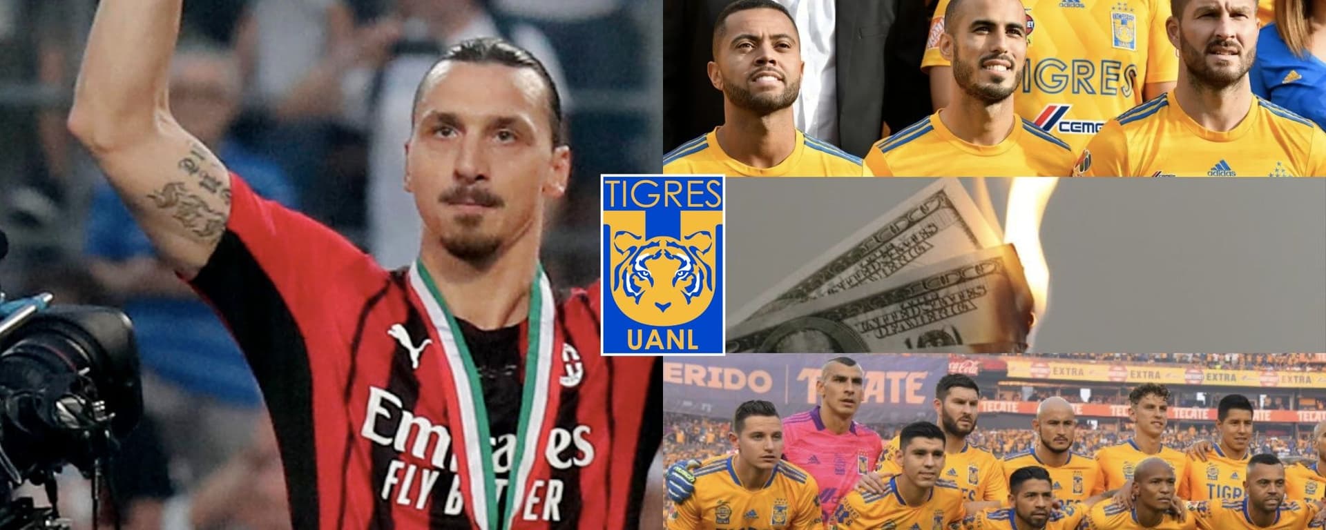 Zlatan Ibrahimovic se redujo el salario con tal de quedarse en el AC Milan mientras un tronco queda a deber ganando millones en Tigres.