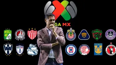 Hierro delantede los escudos de la Liga MX