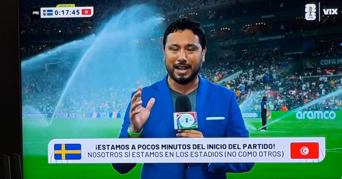 La indirecta de TUDN.
