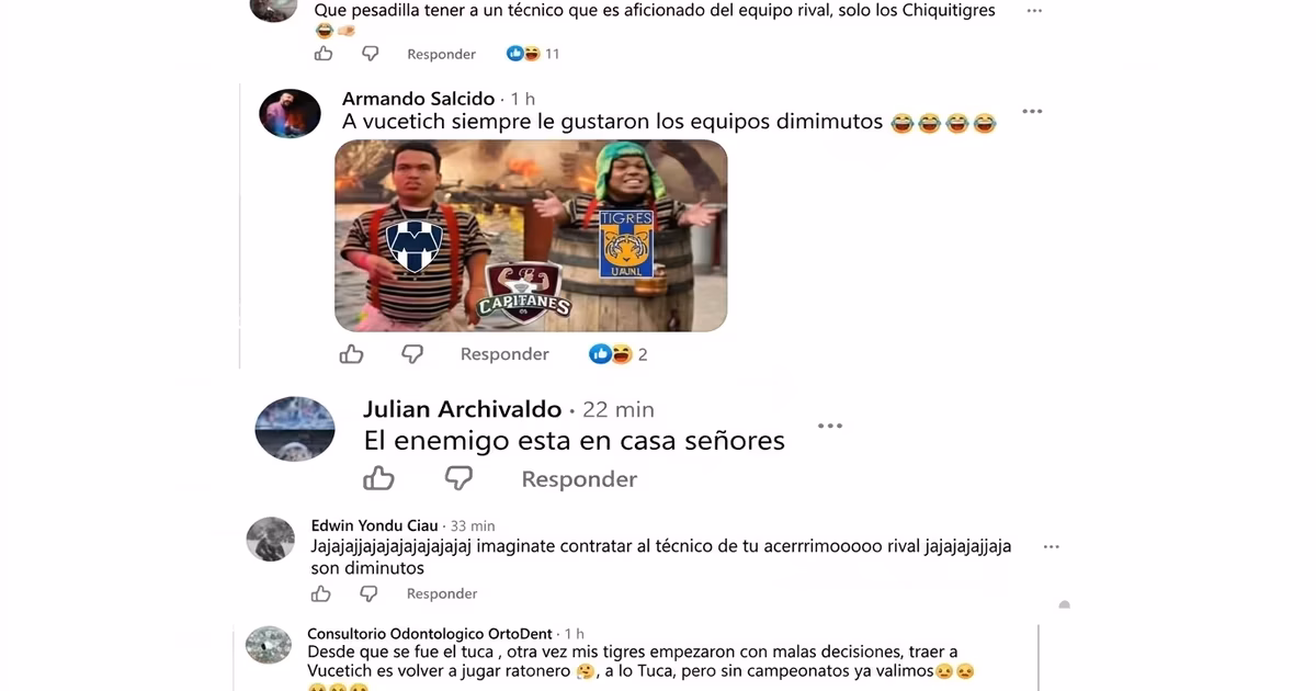 Disconformidad de hinchas de Tigres.