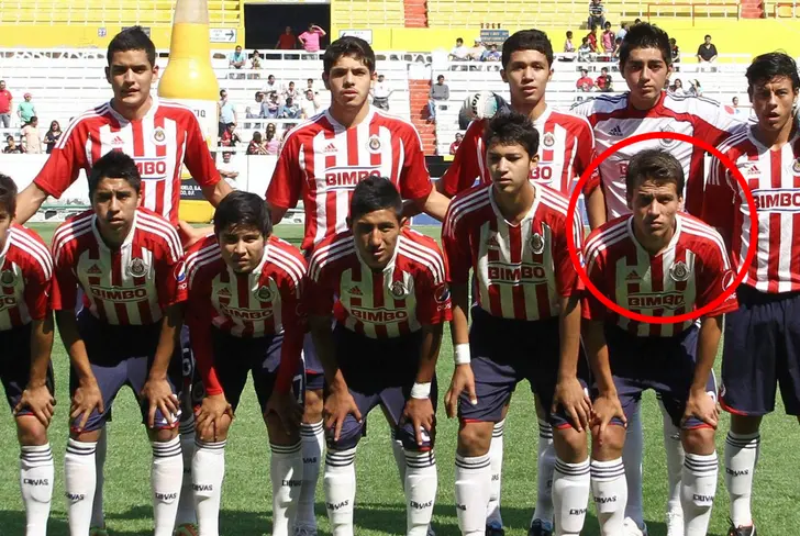 Oso González en sus inicios como canterano de Chivas / Foto: @Chivas