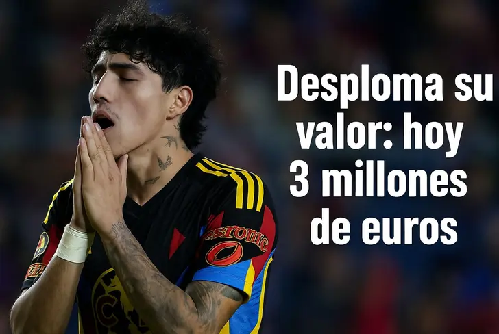 El valor de Kevin Álvarez hoy en día es de 3 millones de euros de acuerdo a 'Transfermarkt'.