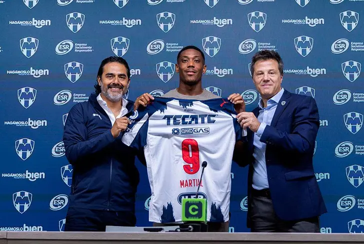 Anthony Martial llegó como una de las apuestas más importantes de Rayados