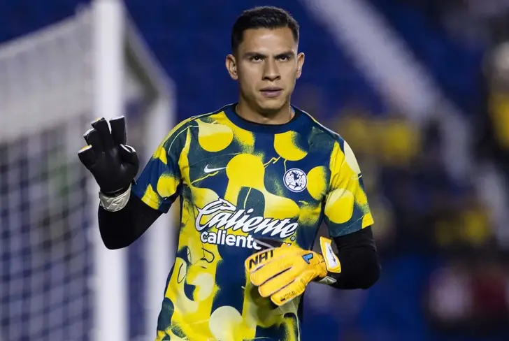 Luis Malagón previo a un duelo del Club América