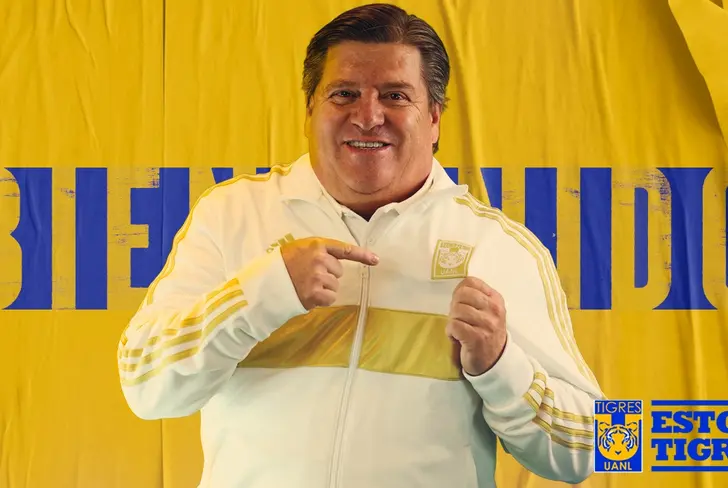 La presentación de Miguel Herrera como DT de Tigres