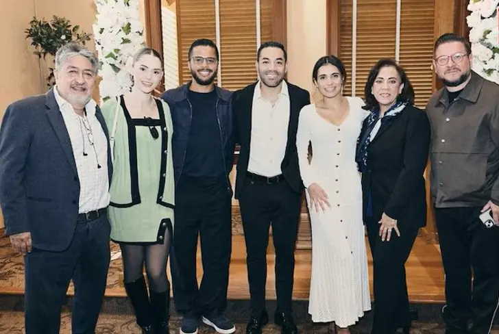 Cortesía de 'Hola', Giovani en la boda de Marco.