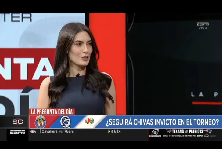 Karen Tapia comparte su debut como anchor en Sport Center 