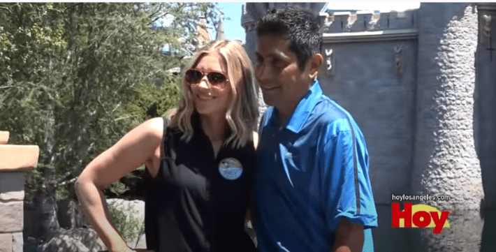 Marcy Raston y Jorge Campos (Foto: Hoy)