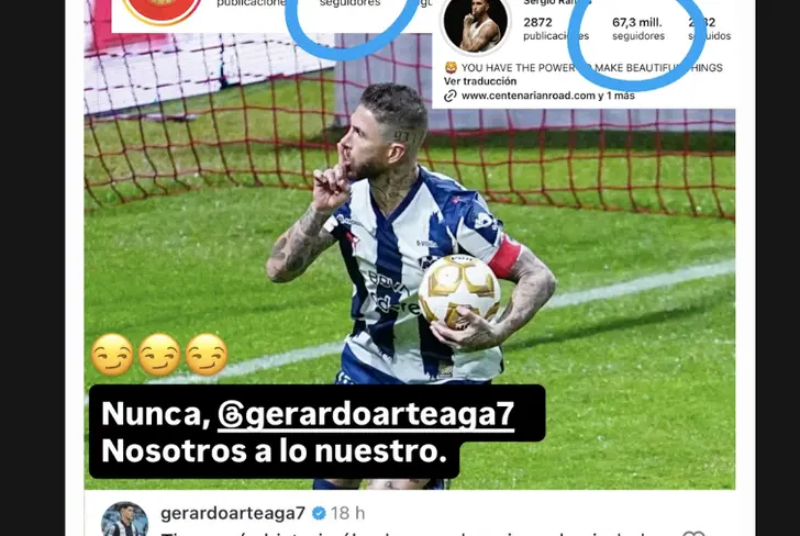 Gerardo Arteaga compartió la respuesta de Sergio Ramos a Toluca