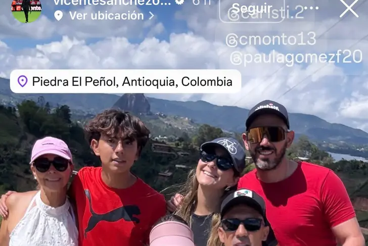 La historia que subió a su perfil de Instagram el entrenador uruguayo.