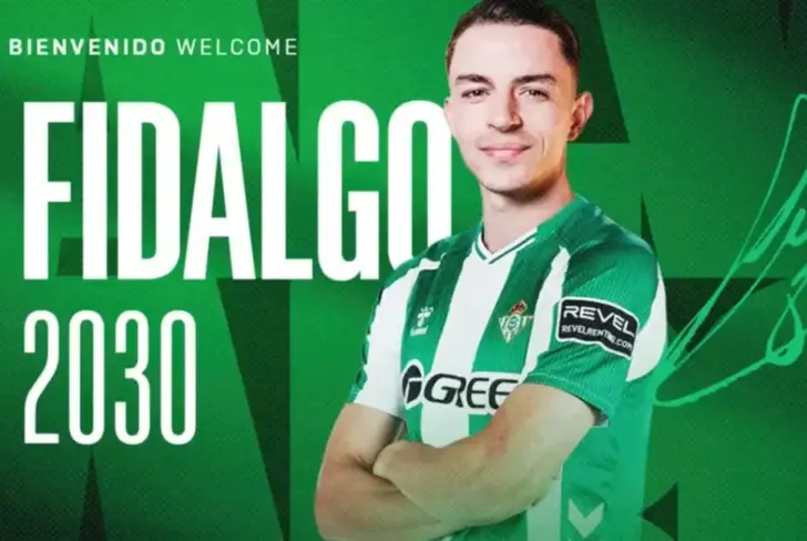 Álvaro Fidalgo se convirtió en nuevo futbolista del Real Betis