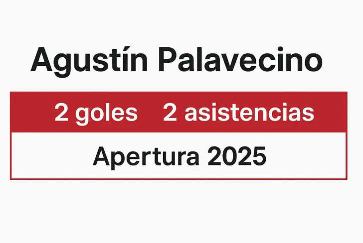 La temporada de Agustín Palavecino en números.