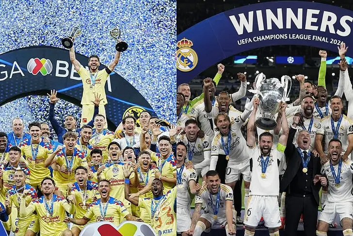 América y Real Madrid son clubes que constantemente buscan la gloria.