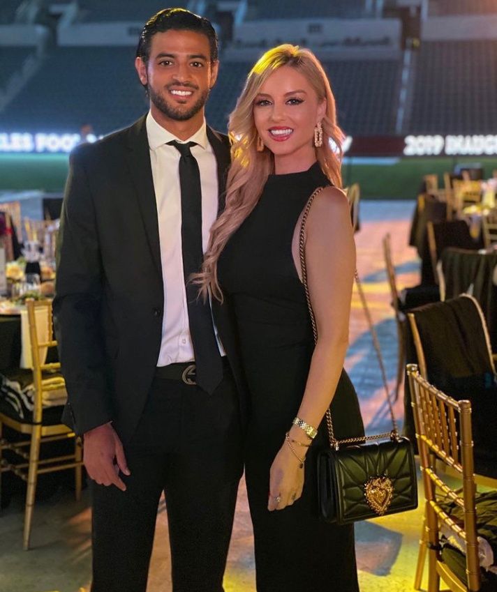 Carlos Vela y Saioa Cañibano (Foto: Instagram)