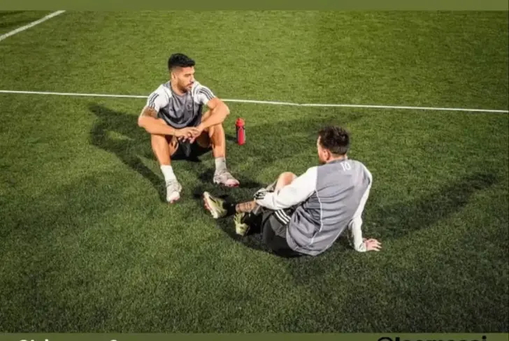 El propietario del Inter de Miami postero esta imagen en Instagram