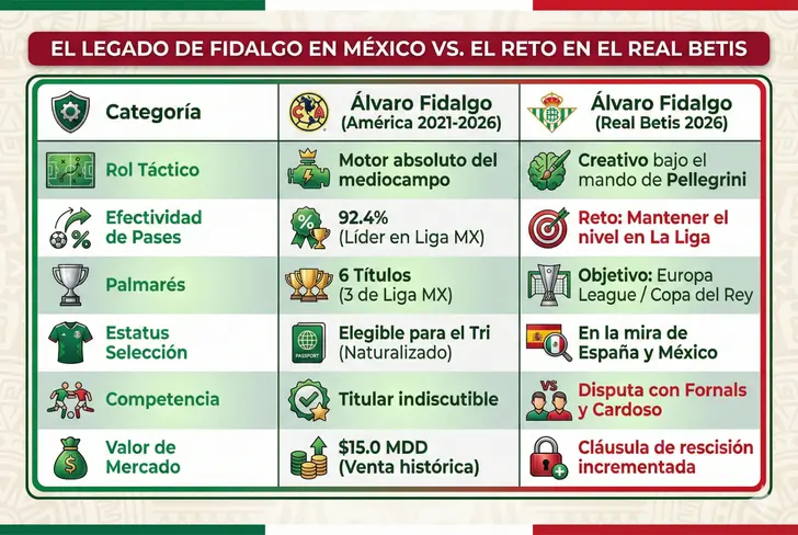 El paso de Álvaro Fidalgo y su llegada a Betis