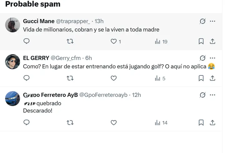 Segunda captura de la molestia de los aficionados de Tigres