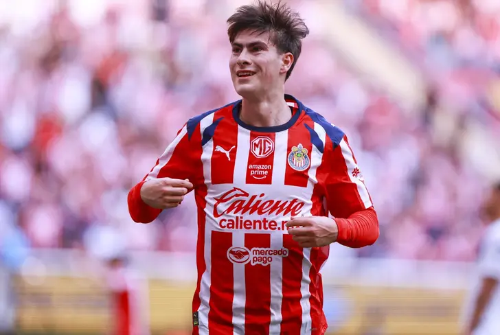 Armando González festejando su gol ante Monterrey