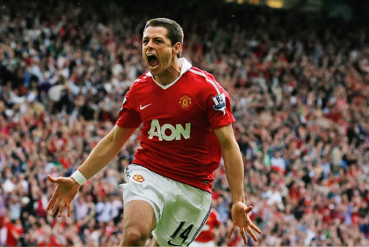 Javier Hernández logró levantar dos títulos de Premier League en su paso por el Manchester United