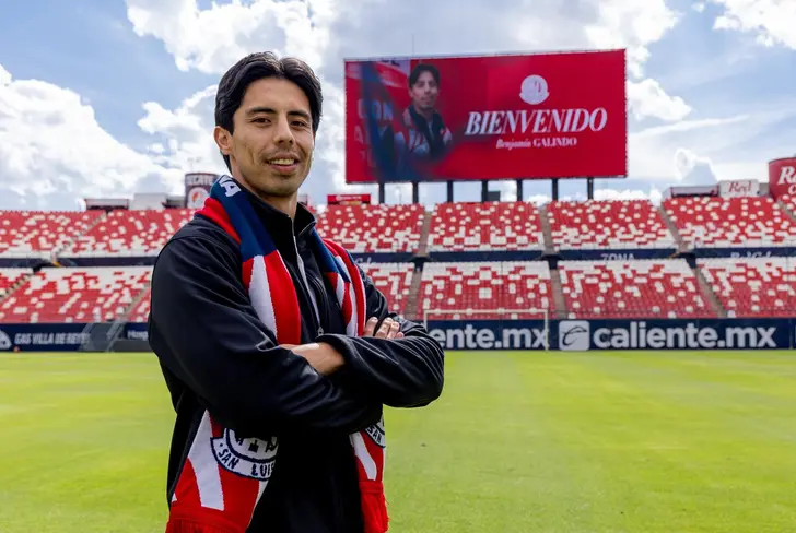Benjamín Galindo fue uno de los refuerzos de San Luis para este Clausura 2026