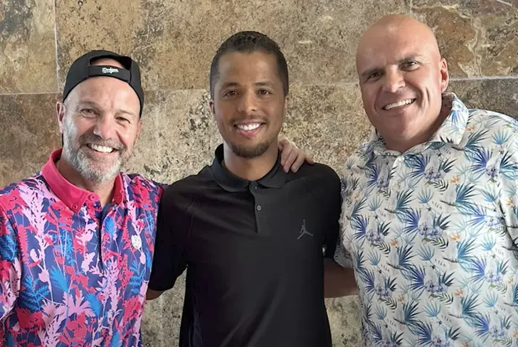 Luis García, Giovani Dos Santos y Chacón / FOTO YouTube