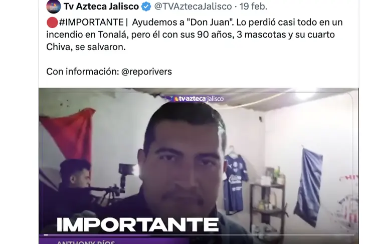 Amaury Vergara ofrece ayuda en el caso de Don Juan