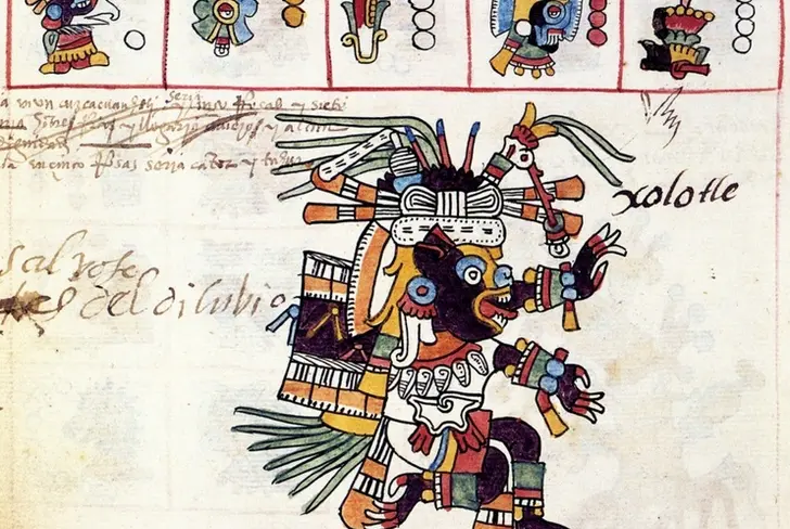 Xólotl en el Códice Telleriano-Remensis / Foto: Gobierno de México