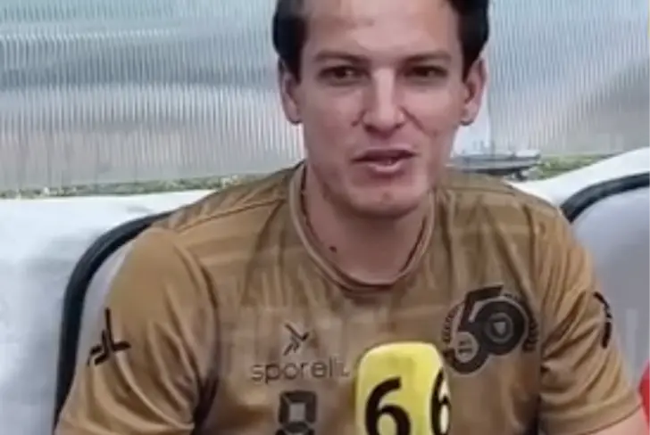 Carlos Fierro en entrevista / FOTO LA AFICIÓN