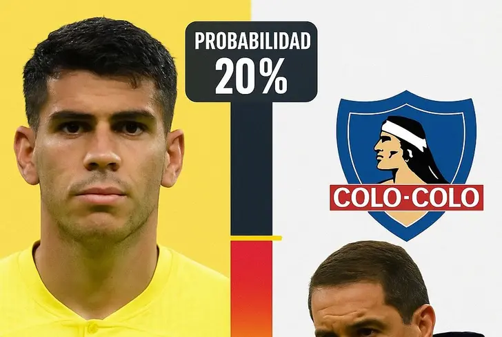 El rumorómetro indica que hay un 20 por ciento de posibilidades de que Sebastián Cáceres pueda fichar por Colo Colo.