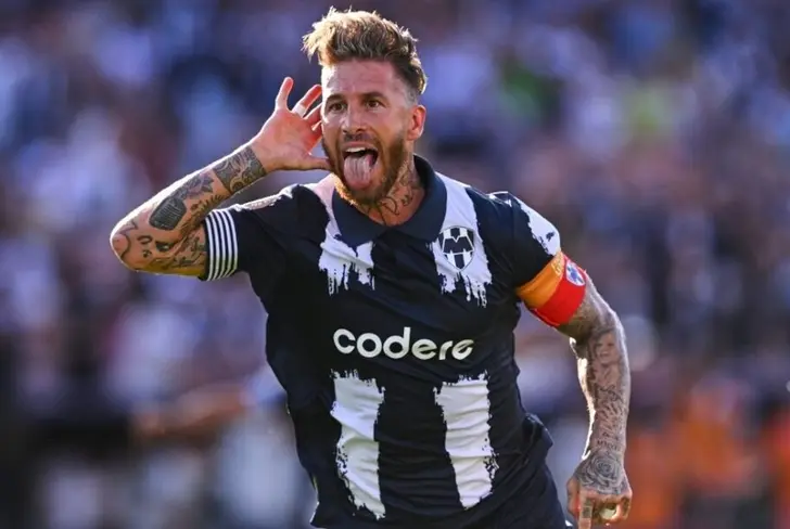 Sergio Ramos dejó un total de 8 goles en su paso con Rayados
