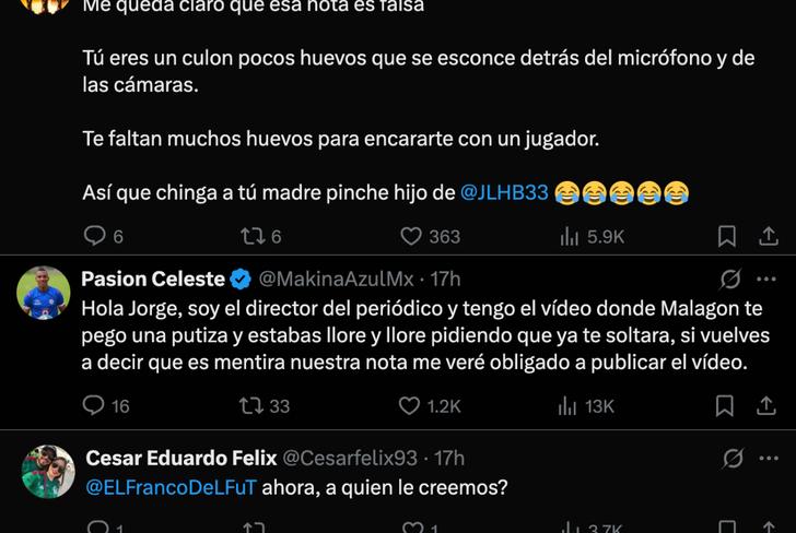 Tomado de X