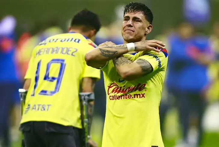 Cristian conoció lo que era salir campeón por primera vez con el América.