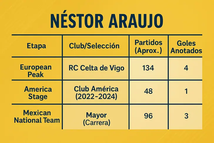 Las estadísticas de Néstor en sus dos últimas aventuras en club y en Selección Mexicana; su peor paso en Coapa.