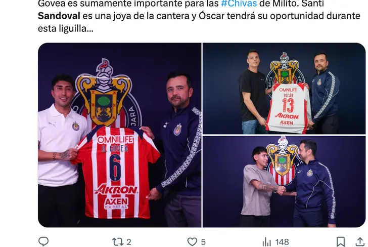 La afición respalda la renovación de Santi Sandoval en X